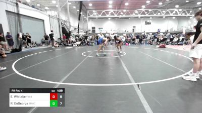 128 lbs Rr Rnd 4 - Elijah Whitaker, Kraken vs Ryan DeGeorge, Team Nauman Wrestling Club Red