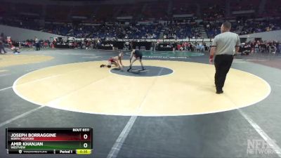 6A-126 lbs Cons. Round 5 - Joseph Borraggine, North Medford vs Amir Khanjan, Westview