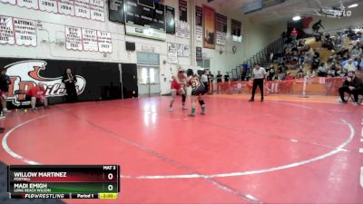 190 lbs Semifinal - Estefany Caballero, Orange vs Ria Chougule, Redondo Union