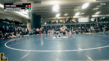 110 lbs 7th Place Match - Avery Griggs, Centralia vs Samantha Schmelig, St. Pius X (Festus)