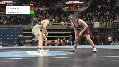 184 lbs 1st Place Match - Marcus Orlandoni, Wis.-La Crosse vs Brandt Bombard, Augsburg