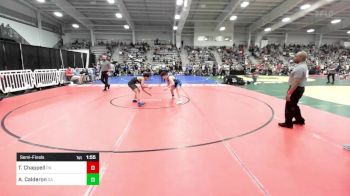 120 lbs Semifinal - Tyler Chappell, PA vs Allen Calderon, GA