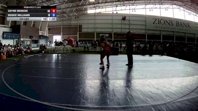 100 lbs Zayne Benson, Colorado vs Bodee Williams, Idaho