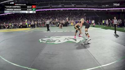 D4-144 lbs Cons. Round 1 - Kyler Campbell, New Lothrop vs Andrew Brinker, Atlanta