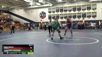 285 lbs Cons. Round 4 - Sean Doyle, Kenston vs Christian Fleissner, Lakeside