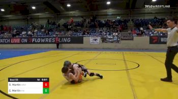 75 lbs Quarterfinal - Dylan Martin, Sperry WC vs Cole Martin, Vinita Kids Wrestling