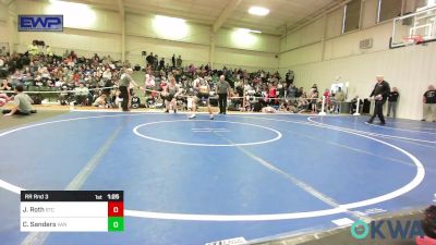 132 lbs Rr Rnd 3 - Jaxton Roth, Sallisaw Takedown Club vs Carter Sanders, Van Buren Matdawgs