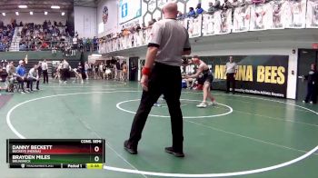 144 lbs Cons. Semi - Danny Beckett, Buckeye (Medina) vs Brayden Miles, Brunswick
