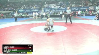 D 1 113 lbs Semifinal - Logan Olsen, Airline vs Anthony Oubre, Holy Cross