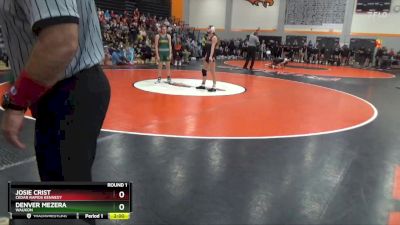 102-109 lbs Round 1 - Josie Crist, Cedar Rapids Kennedy vs Denver Mezera, Waukon