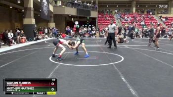 110 lbs Round 2 (6 Team) - Waylon Burress, SlyFox Black vs Matthew Martinez, Duran Elite