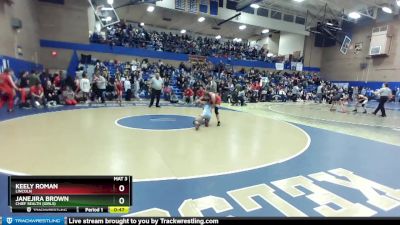 135lbs Cons. Round 3 - Janejira Brown, Chief Sealth (Girls) vs Keely Roman, Lincoln