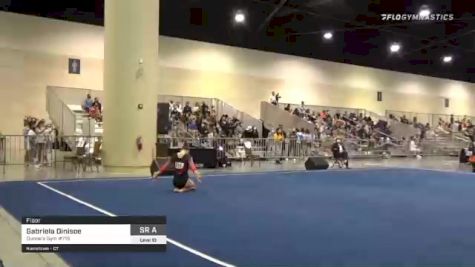Gabriela Dinisoe - Floor, Dunne's Gym #715 - 2021 USA Gymnastics Development Program National Championships