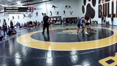 131 A 3rd Place Match - Virginia Foard, King University vs Hannah Palise, Grand Valley State University