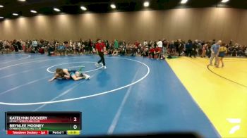 96-100 lbs 5th Place Match - Brynlee Mooney, Cypress Wrestling Club vs Katelynn Dockery, Legacy Wrestling Club