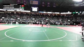 108 lbs Champ. Round 2 - Jackson Snyder, CPWA vs Benjamin Boyle, EAG2