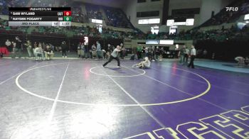 138 lbs 3rd Place - Sam Wyland, Eastside vs Kayden Fogarty, Indian Land