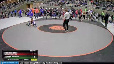 62 lbs Cons. Semi - Zephyr Neylon, Mat Sense vs Zion Cisneros, Salem Elite Mat Club