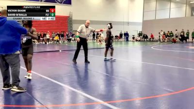 149 lbs Champ. Round 1 - David M`Balla, Pennsylvania College Of Technology vs Victor Dixon, Marymount