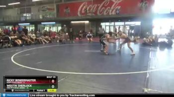 145 lbs Semis & 3rd Wb (16 Team) - Westin Sherlock, The MF Purge Green vs Ricky Bowermaster, Gulf Coast Elite