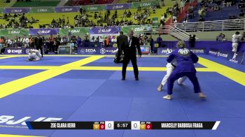 Marcelly Barbosa Fraga vs Zoe Clara Kerr 2025 Brasileiro Jiu-Jitsu IBJJF