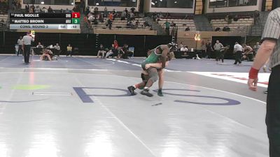 157-4A/3A Cons. Round 3 - Paul Ngolle, South Hagerstown vs Matteo Brown, Arundel