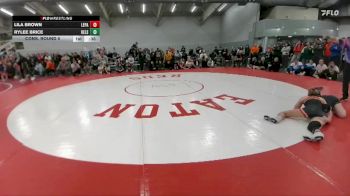 115 lbs Cons. Round 5 - Lila Brown, Lewis-Palmer vs Rylee Brice, Kelso