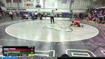 100 lbs Quarterfinal - Ollonie Gonzalez, Othello vs Kiara Torres, Granger