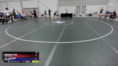 175 lbs Round 3 (8 Team) - Bridger Foss, Oregon vs Eli Leonard, Wisconsin