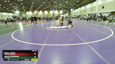 157B Cons. Round 2 - Raul Lopez, McDonald County vs Redus Bowman, McAlester