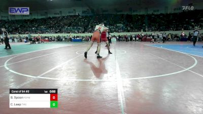 175 lbs Consi Of 64 #2 - Brody Spoon, Fort Gibson Youth Wrestling vs Casen Leep, Tahlequah Middle School