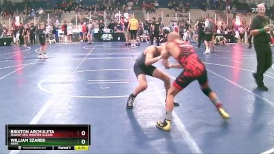 90 lbs Cons. Round 2 - William Szarek, NBWC vs Brixton Archuleta, Sunkist Kids Monster Garage