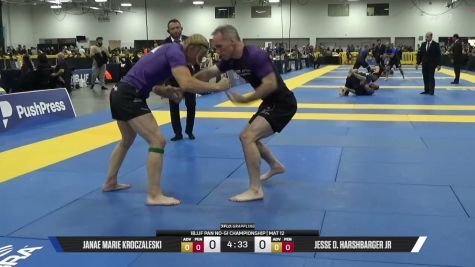 Jesse D. Harshbarger Jr vs Janae Marie Kroczaleski 2026 Pan IBJJF Jiu-Jitsu No-Gi Championship