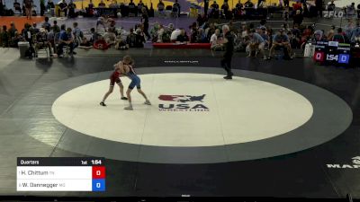 88 lbs Quarters - Hudson Chittum, TN vs Wyatt Dannegger, MO