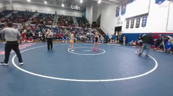 120 lbs Champ. Round 1 - Maddilynn Carlson, Lingle-Ft. Laramie/Southeast vs Searney O`Brien, Sheridan