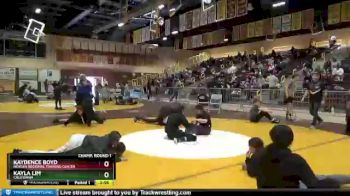 127 lbs Champ. Round 1 - Kaydence Boyd, NexGen Regional Training Center vs Kayla Lim, California