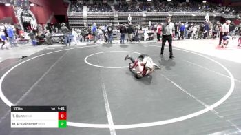 100 lbs Final - Thayne Dunn, Sturgis Youth WC vs Markus Reyes-Galdamez, Westlake