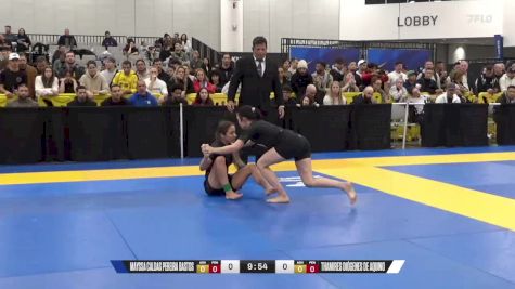 Thamires Diógenes De Aquino vs Mayssa Caldas Pereira Bastos 2024 World IBJJF Jiu-Jitsu No-Gi Championship