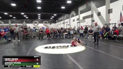 70 lbs Round 1 (8 Team) - Henry Riesen, Fort Hammers vs Dawson Wicker, Team Ohio