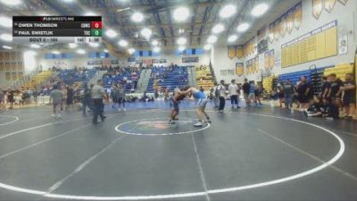 165 lbs Champ. Round 3 - Paul Swietlik, Lakers Wrestling Club vs Owen Thomson, SLAM Tampa