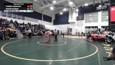 190 lbs 1st Place Match - Mason Savidan, St. John Bosco vs Gabriel Barragan, West Valley