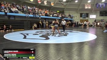 190 lbs Cons. Round 3 - Jahzarah Ward, Grinnell vs Haydyn Heims, Center Point-Urbana