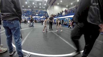 62 lbs Rr Rnd 2 - Lakely Kraft, Bridge Creek Youth Wrestling vs Alivia Williams, Standfast OKC