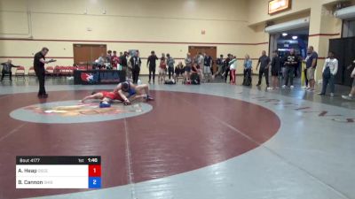 70 kg Cons 16 #1 - Anderson Heap, Osceola High School Wrestling vs Brandon Cannon, Ohio Regional Training Center