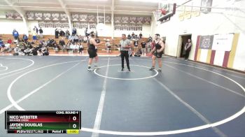 285 lbs Cons. Round 4 - Nico Webster, Boulder Creek vs Jayden Douglas, Highland