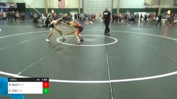 108 lbs Quarterfinal - Ethan Diaz, Eaglecrest High School vs Brayden Bach, Broomfield