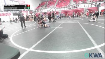 64 lbs Rr Rnd 3 - Adalena Chay, Shelton Wrestling Academy vs Tanner Reynolds, Little Axe Takedown Club