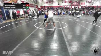 215 lbs 5th Place Match - Joseph Fierro, Clovis vs Mateo Jimenez, St Francis