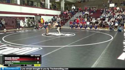 132 lbs Quarterfinal - Brand Beaver, Woodbury Central vs Isaiah Powers, Alta/Aurelia