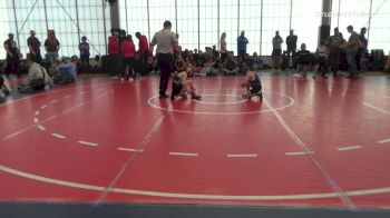 64 lbs Quarterfinal - Jace Claytor, Savannah Wrestling Center vs Jackson Maddox, Storm Wrestling Center